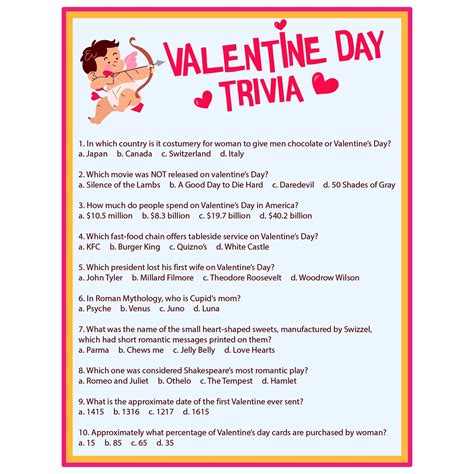 quiz factory valentines day answers